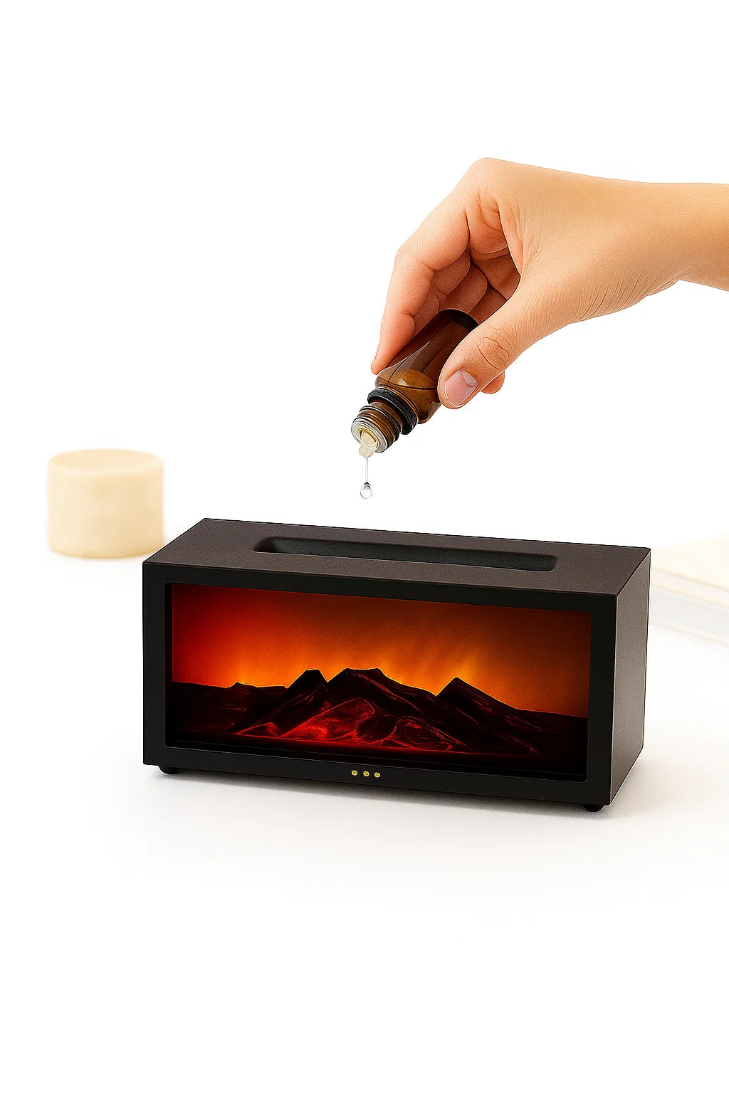 Elektrisk Eldstad med Aromadiffuser - eteriskolja doftspridare