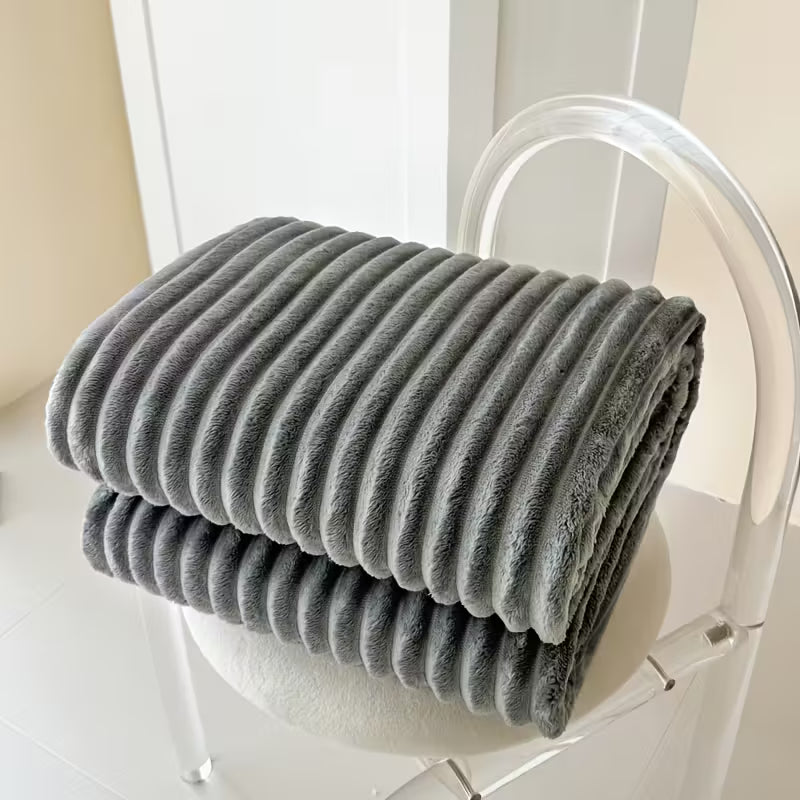 Fluffig pläd i fuskpäls - 150x200 cm Mjuk Filt