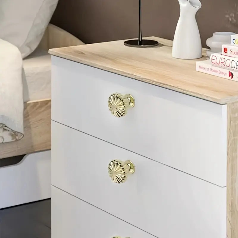 10-pack blomformade skåpsknoppar - Skåpsbeslag