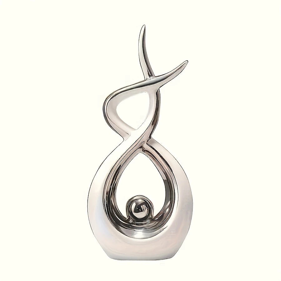 Dekorativa Skulpturer i 2-set - Bordsdekoration 20cm