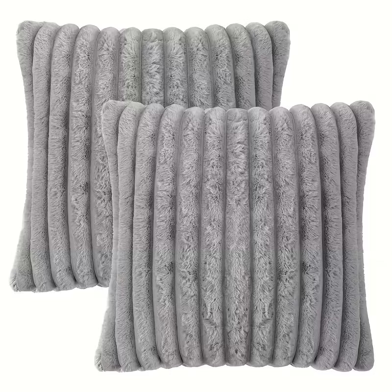 Fluffigt kuddfodral i 2-pack - 45x45 cm