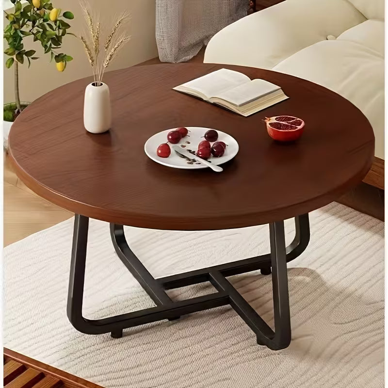 Runt valnötsbord 50x39cm