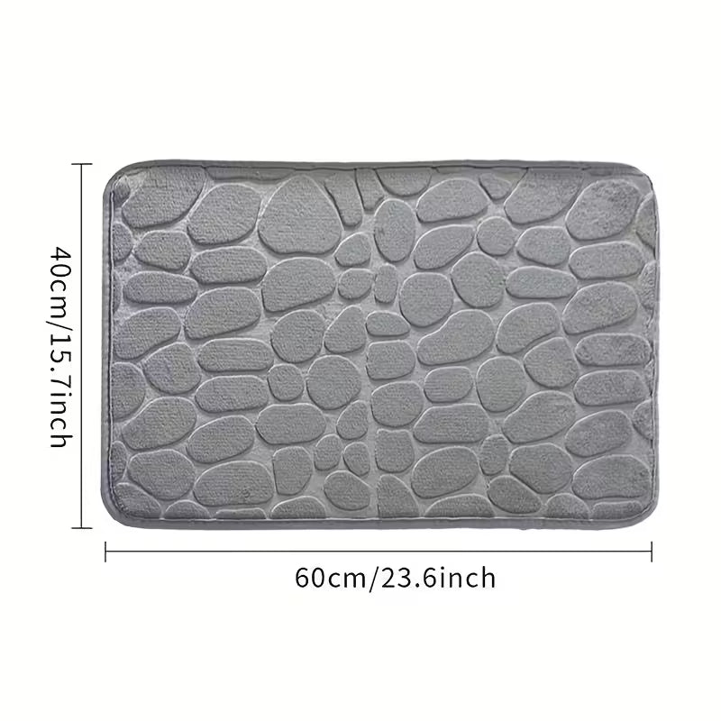 Mjuk och absorberande badrumsmatta 60cm x 40cm