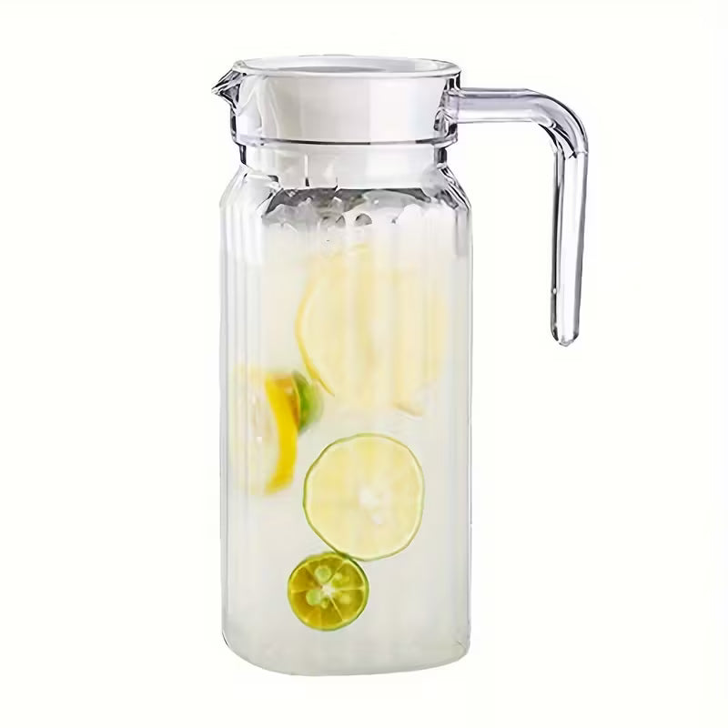 Karaff - Vit och transparent vattenkanna 0,8L 20cm