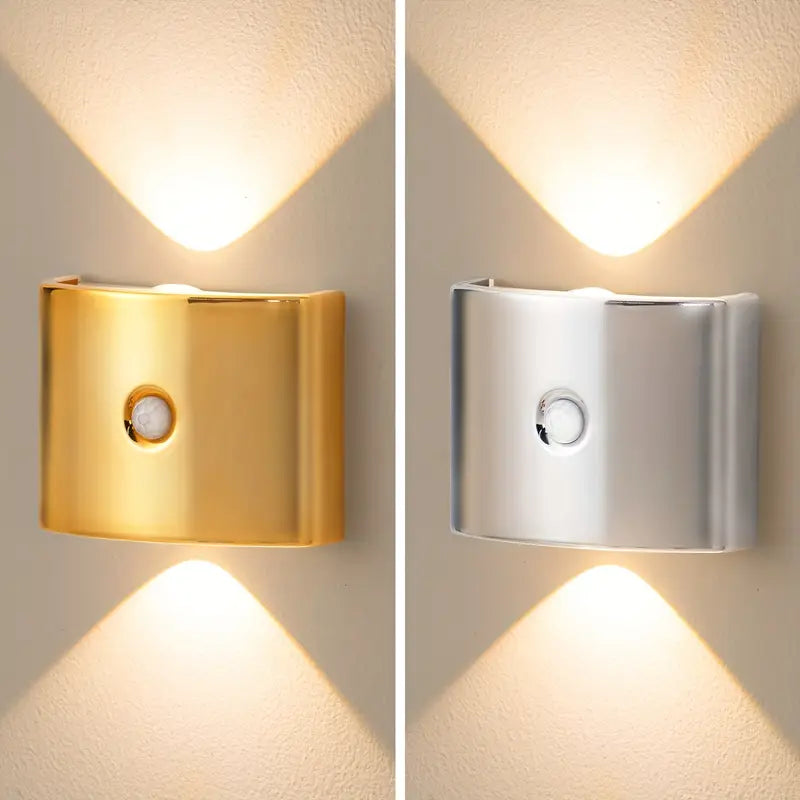 Trådlös självhäftande dimbar och uppladdningsbar lampa med rörelsesensor