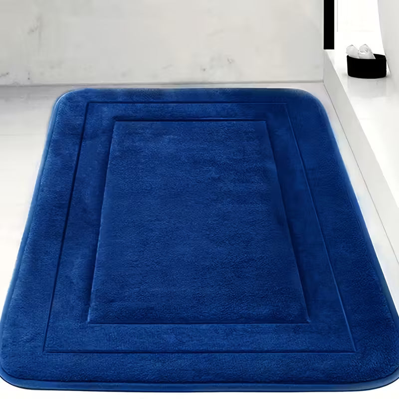 Rektangulär badrumsmatta 40x60cm halkfri mjuk matta med memory foam