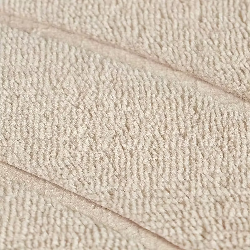 Beige halkfri och mjuk badrumsmatta 45x70cm