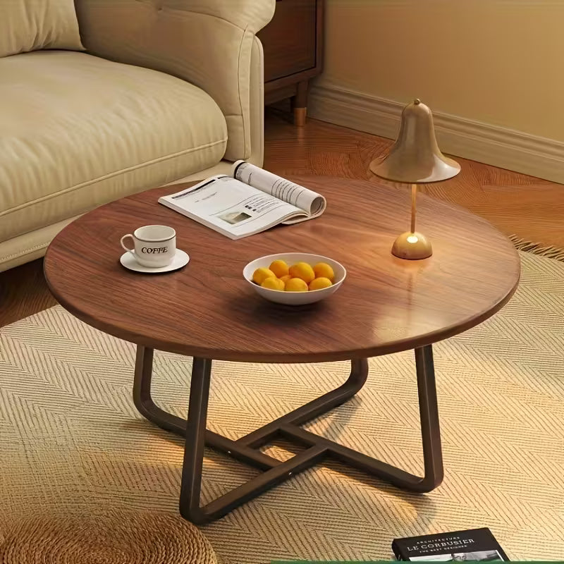 Runt valnötsbord 50x39cm