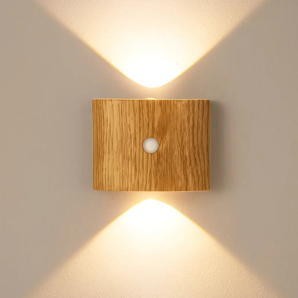 Trådlös självhäftande dimbar och uppladdningsbar lampa med rörelsesensor