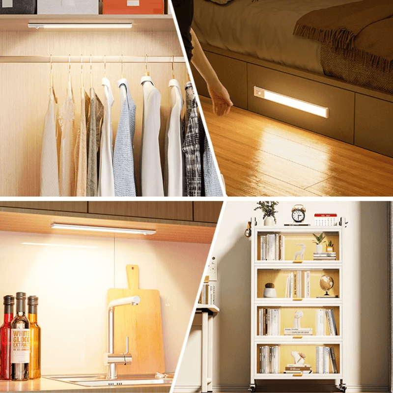 Fästande och praktisk uppladdningsbar LED Lampa med rörelsesensor