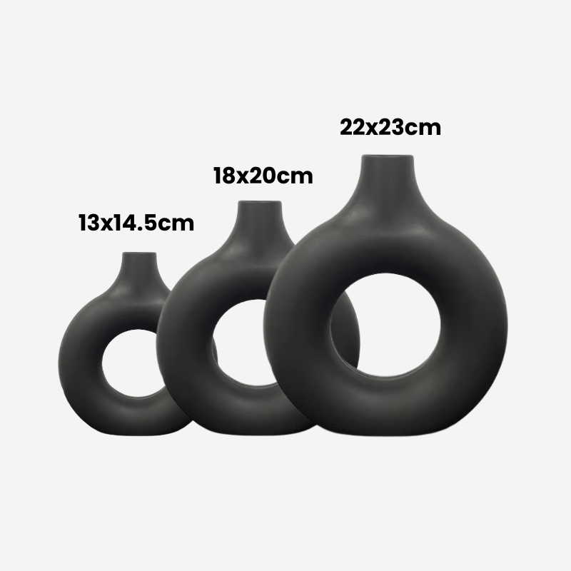 Modern Keramik Vas 3-Pack