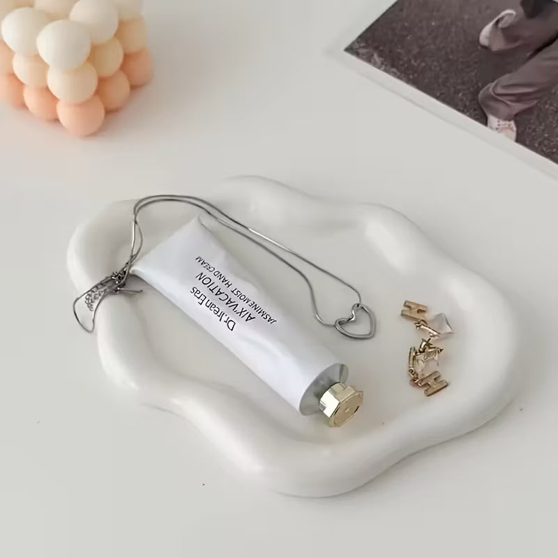 Dekorations bricka  Keramik - Moln Smyckesbricka