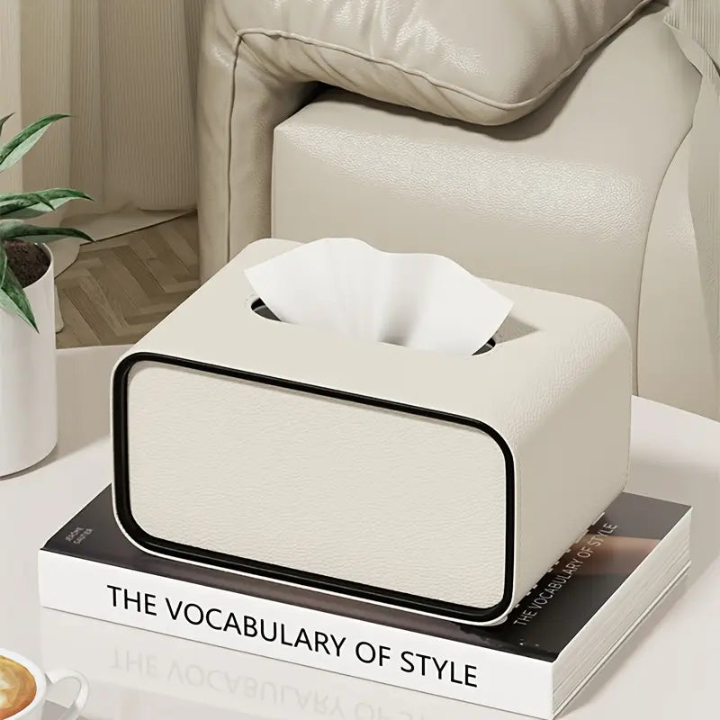 Krämvit Servetthållare Kvadratisk - Praktisk pappershållare