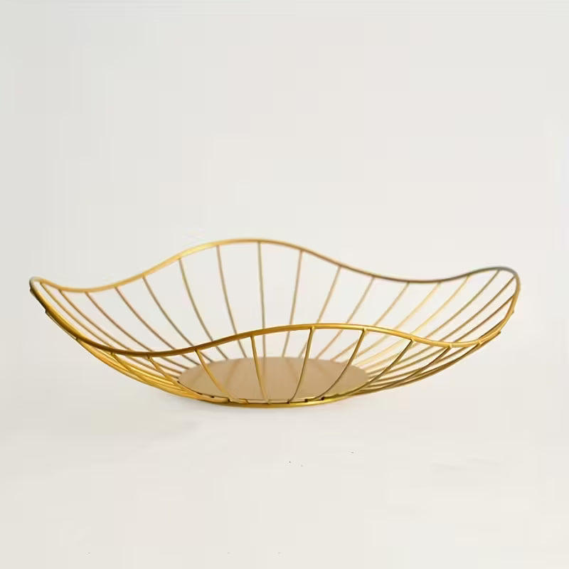 Fruktskål i rostfritt stål - 7x29 cm