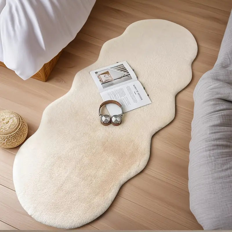 Skön Mjuk Matta 120×60 cm – Maskintvättbar, Halkfri & Lättröjd Golvmatta för Sovrum & Hall