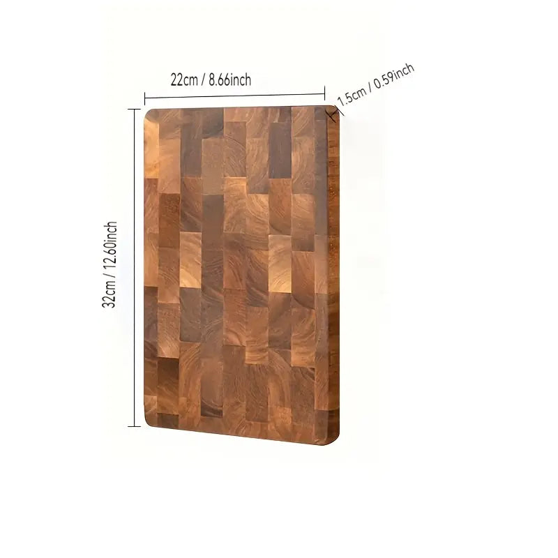 Skärbräda i akaciaträ - naturlig träskärbräda