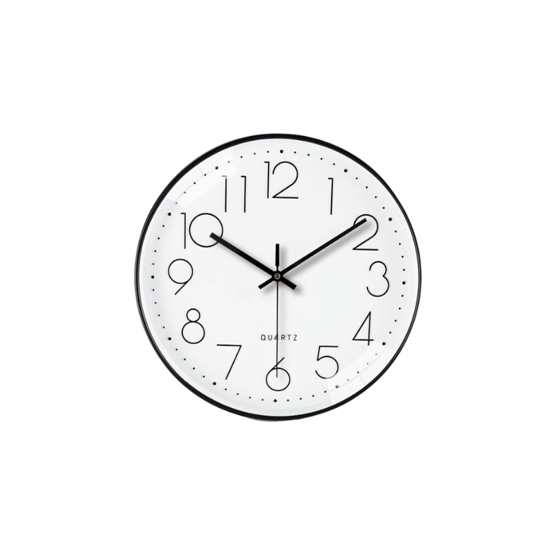 Tystgående minimalistisk Väggklocka - 30cm