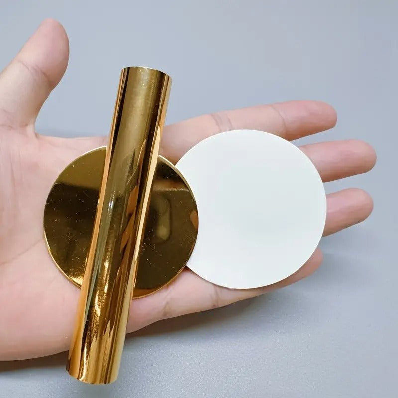 Självhäftande Väggvas i Metall - Vägginredning