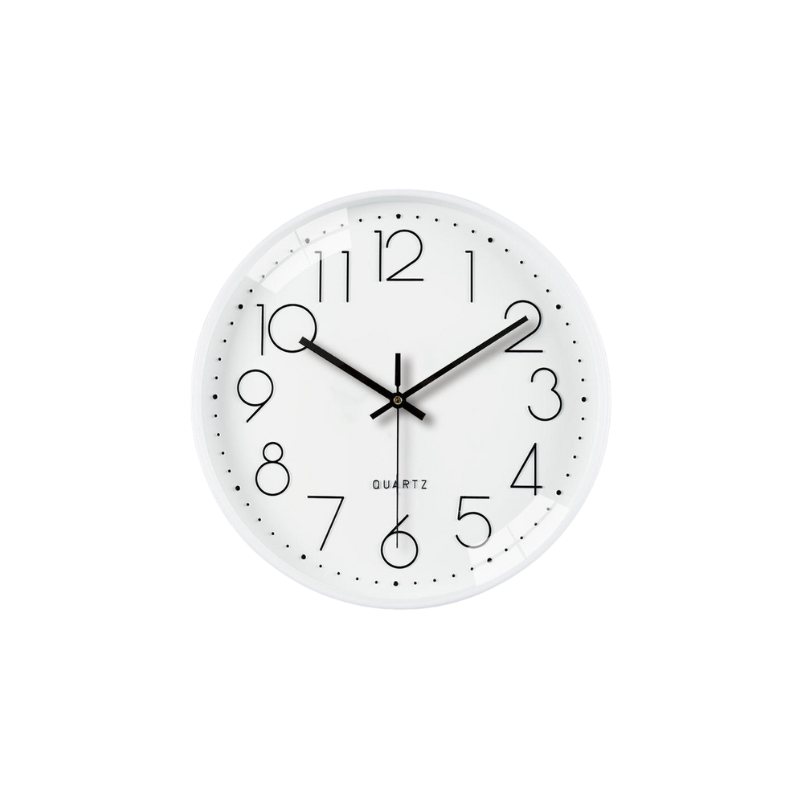 Tystgående minimalistisk Väggklocka - 30cm