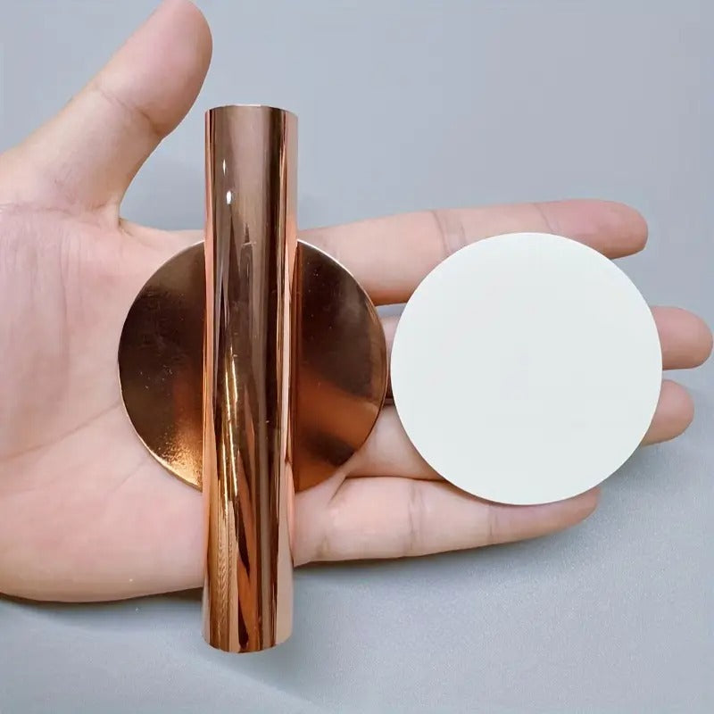 Självhäftande Väggvas i Metall - Vägginredning