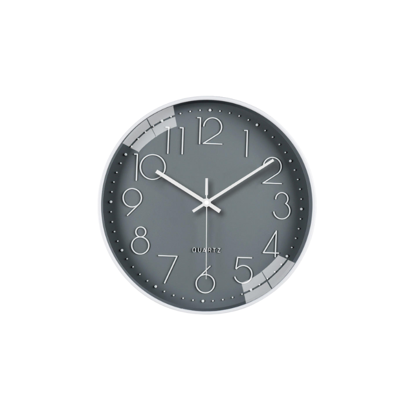 Tystgående minimalistisk Väggklocka - 30cm