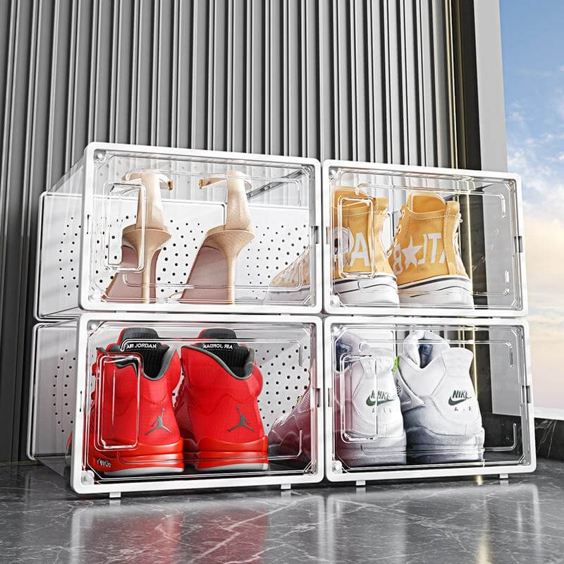 Skoförvaringslåda - skoställ med flera fack för skoförvaring