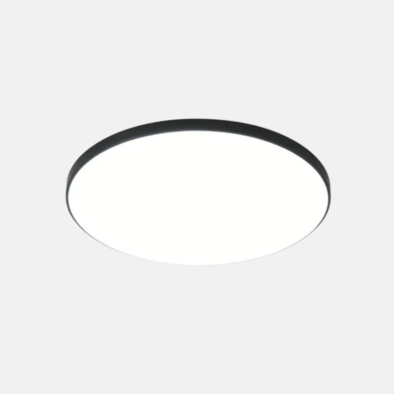 Rund Ultra-tunn LED-taklampa med varmvitt ljus