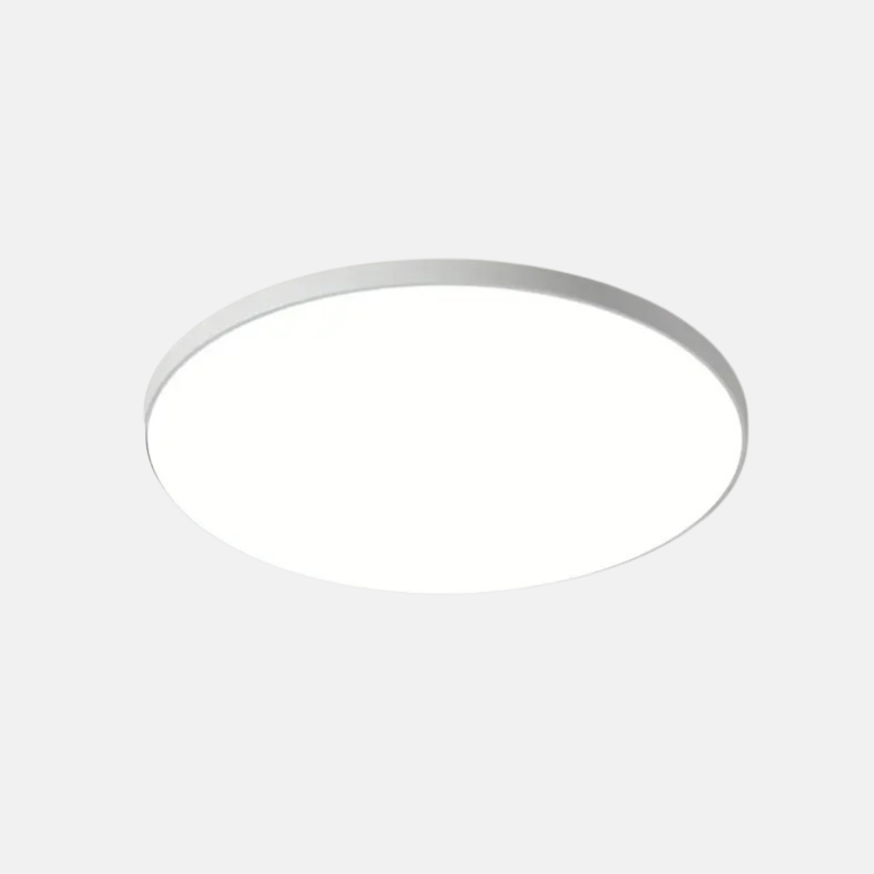 Rund Ultra-tunn LED-taklampa med varmvitt ljus